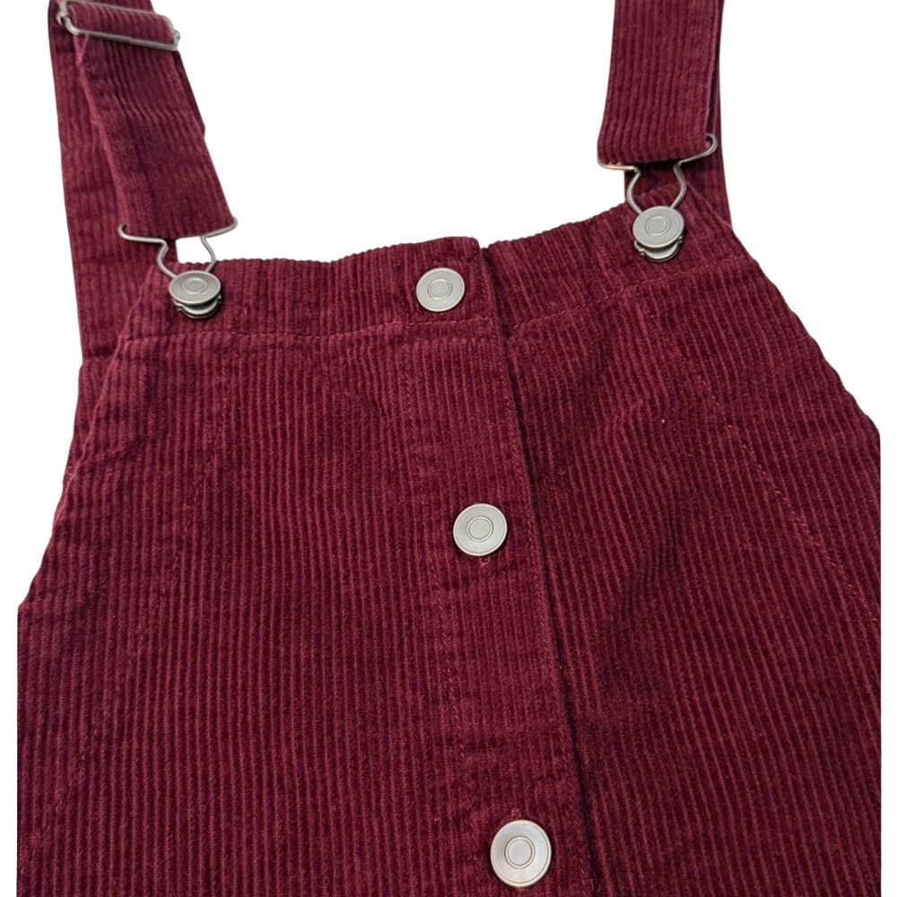 Celebrity Pink Maroon Corduroy Dress - Picture 4 of 7